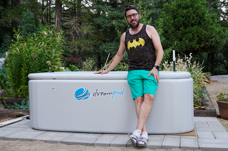 Dreampod float tank home flex man