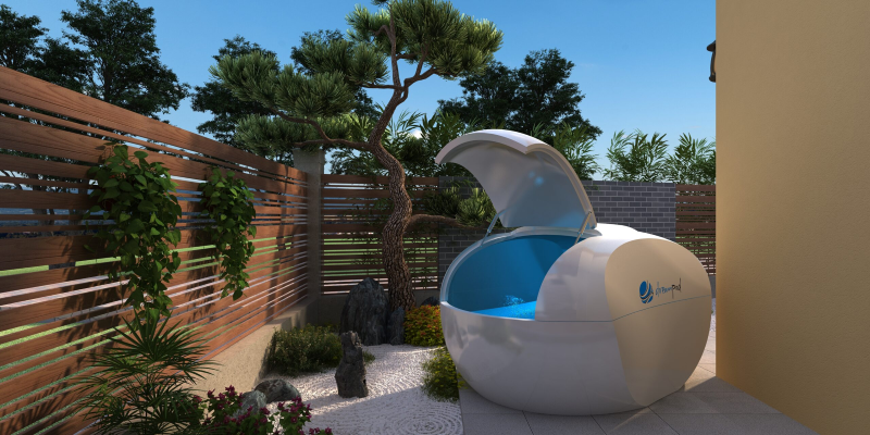 Dreampod Home Float Plus Sensory Deprivation Tank open