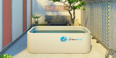 Dreampod float tank home flex patio