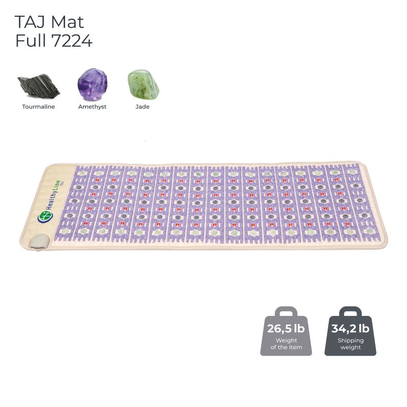 Healthyline TAJ-MatTM Full 7224 Firm – Photon PEMF Infrared Mat Pro stones