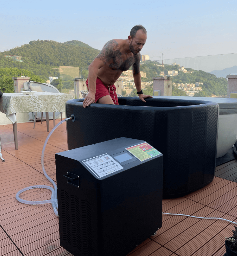 Dreampod Ice Bath Flex With Chiller Use